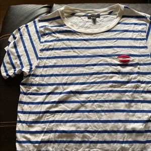 XXL J Crew sassy T.   “Beg your Pardon”